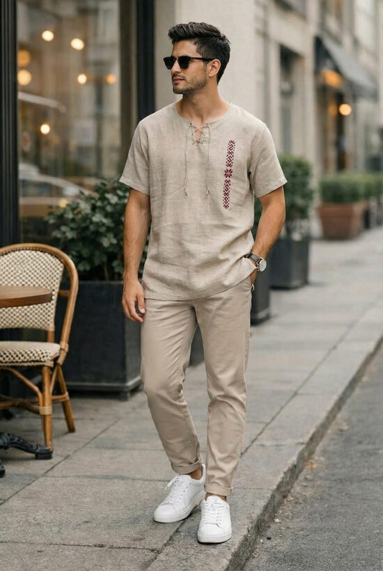 Lina krekls, pelēks